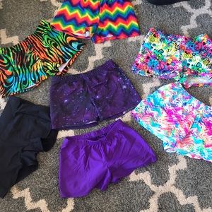 Bundle of Spandex shorts